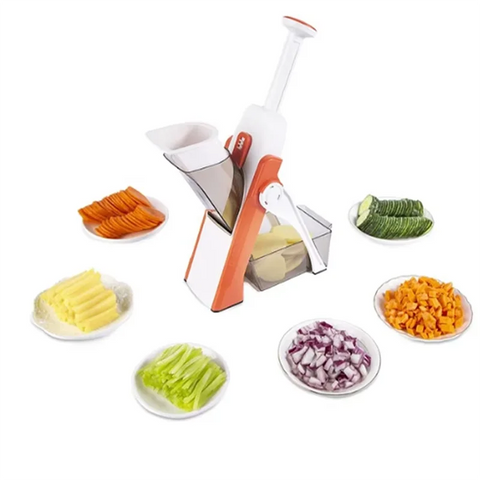 5 in 1 Multifunctional Vegetable Cutter Household Kitchen Radish Grater Slicer Shredded Garlic Cutter Kitchen Tools Accessories