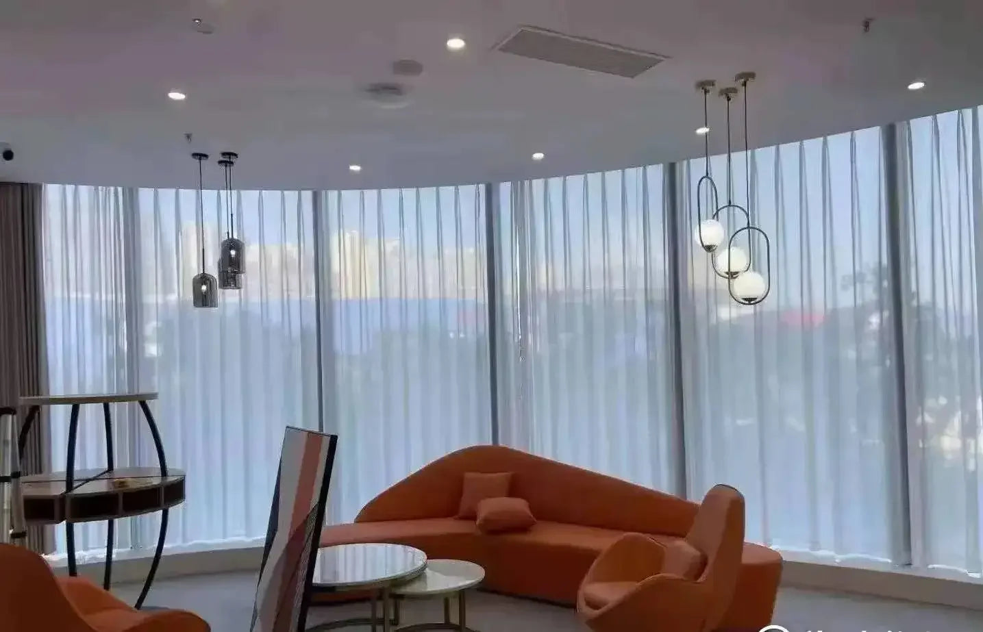 Modern White Solid Tulle Curtains for Living Room Bedroom Balcony Window Screening Sheer Voile Drapes Gauze Treatments Door