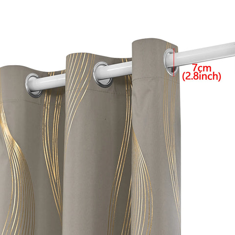 100% Blackout Curtains Luxury Marble Pattern Curtain With Gold Foil Precision Drilling For Home Decor Curtains For Living Room