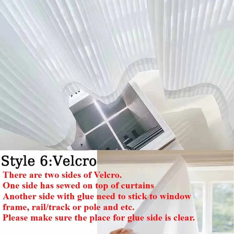 Vertical Blinds White Gauze Sheer Tulle Curtains for Living Dining Room Bedroom Balconies Sunscreens Window Screens Custom Size