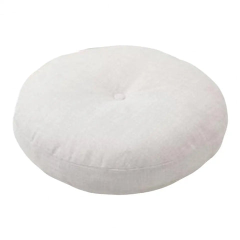40cm Linen Seat Cushion Soft Cotton Filling Thicken Sofa Balcony Back Pillow Circular Home Office Chair Seat Buttocks Cushion