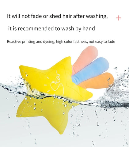 Stuffed Rainbow Cushion Girly Room Decor Moon Lightning Pillow Bay Window Lovely Weather Setting for Kids Bedroom Seat Pillow