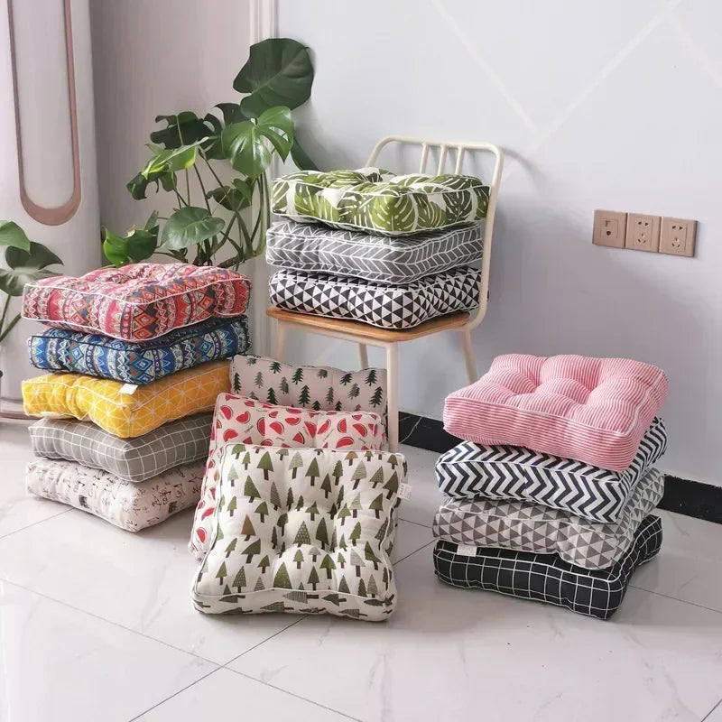 Floor Pillow Soft High Resilience Seat Cushion for Garden Sofa Chair Decor Office Dorm Study Room Chair Pad 부드러운 방석을 두껍게 하다