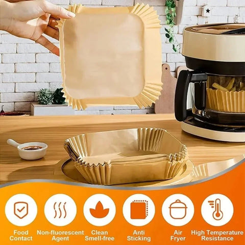 Baking Supplies Air Fryer Paper Liner Kitchens Accessories Large For Kitchen Accessory Non-stick Baking Mat Disposable