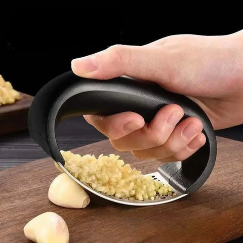 Stainless Steel Garlic Press Crusher Manual Garlic Mincer Chopping Garlic Tool Fruit Vegetable Tools Kitchen Accessories Gadget