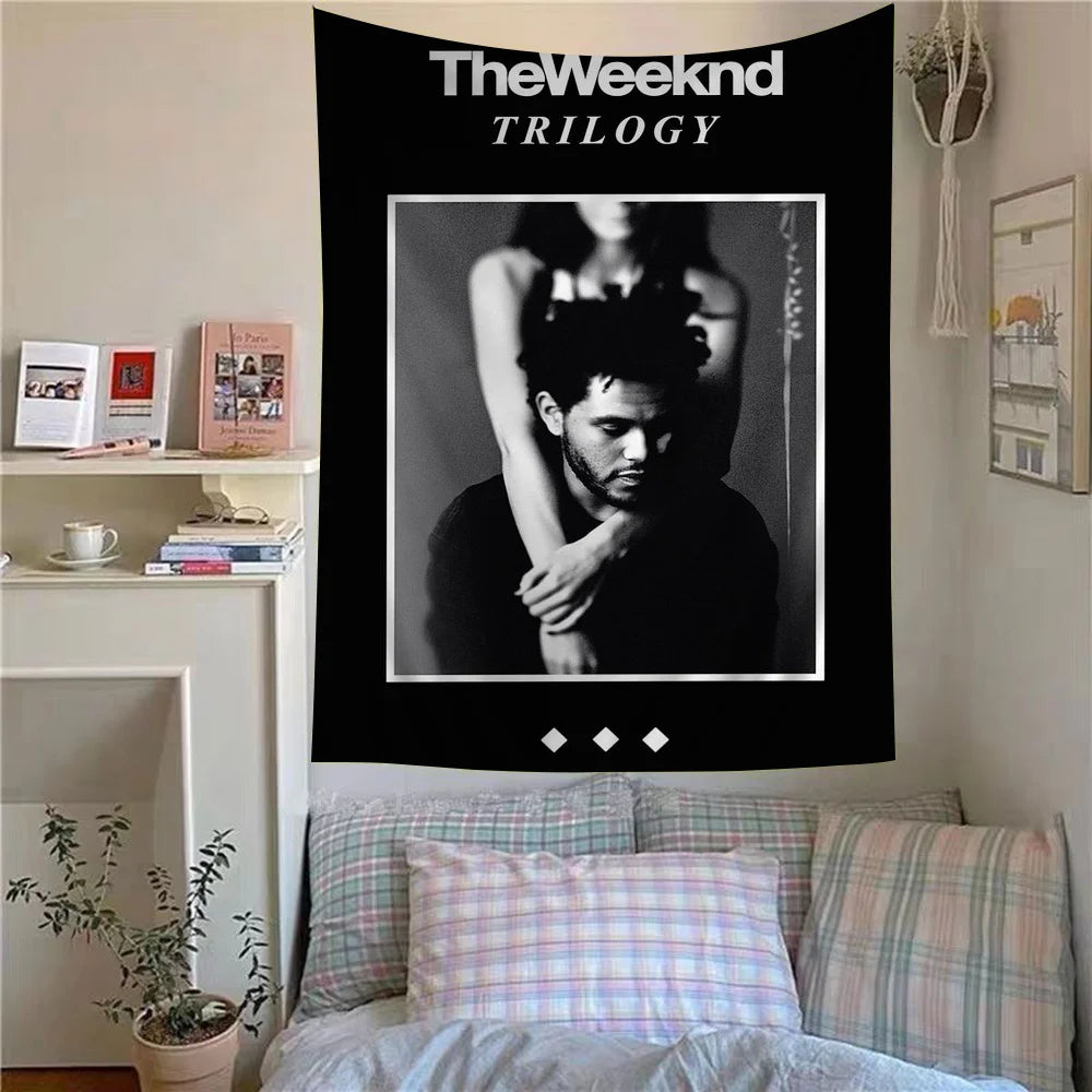 The Weeknd DIY Wall Tapestry Bohemian Wall Tapestries Mandala Home Decor