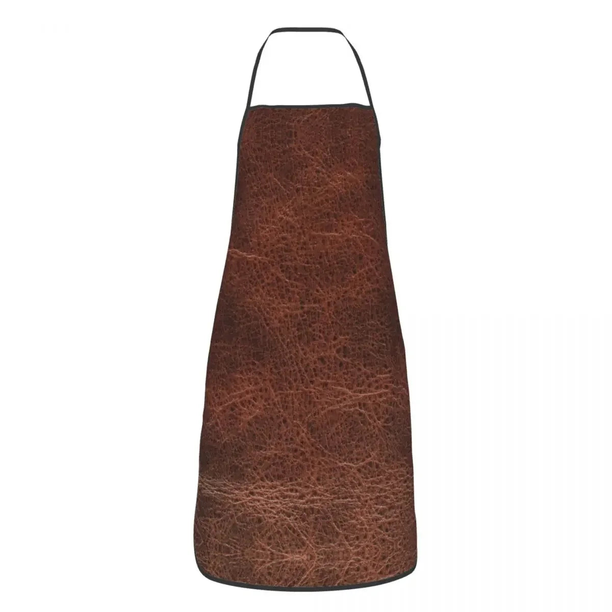 Custom Bib Vintage Black And Brown Stitched Leather Aprons Men Women Adult Chef Kitchen Cooking Medieval Style Tablier Cuisine