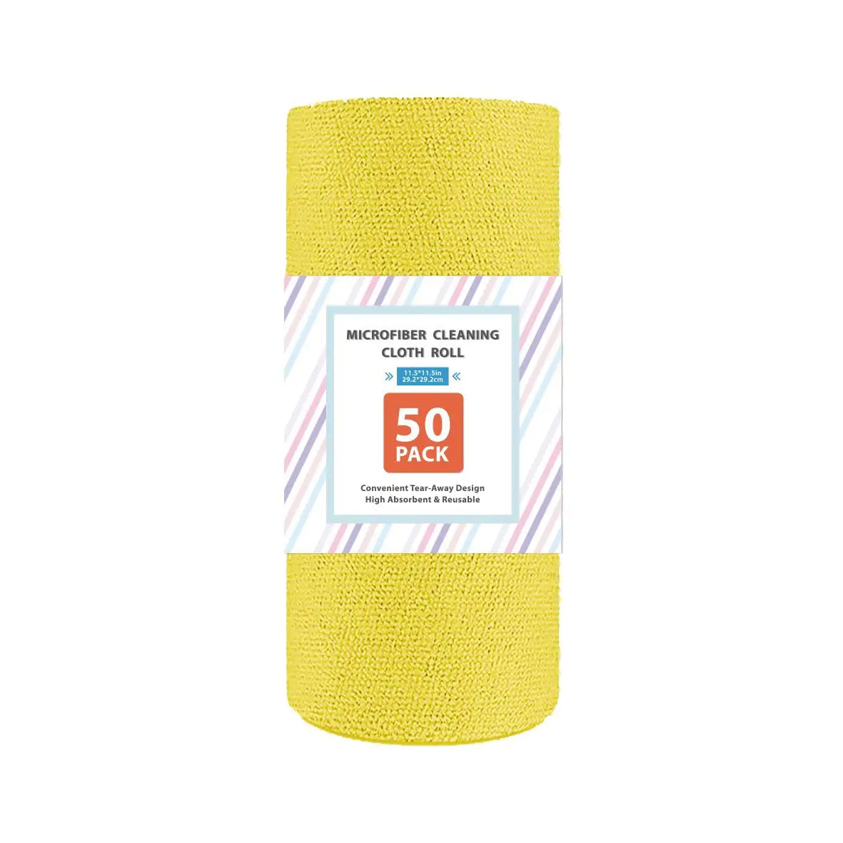 Microfiber Dishcloths, 50pcs/set Reusable Tear Away Microfiber Towels for Kitchen House Garage