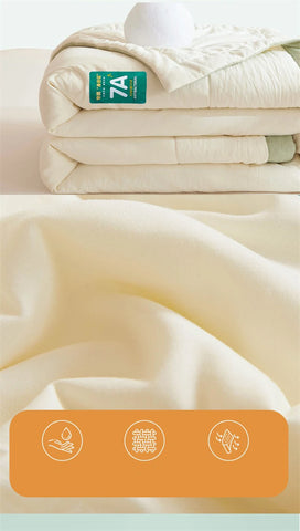 New Soya Fibre Filling Summer Quilt Queen Grade A Maternal and Child Thin Comforter Antimicrobial Breathable King Size Duvet
