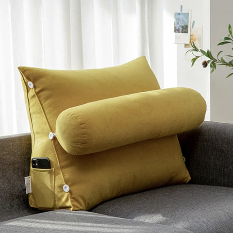 Sofa cushion, simple triangular cushion, pillow, living room backrest