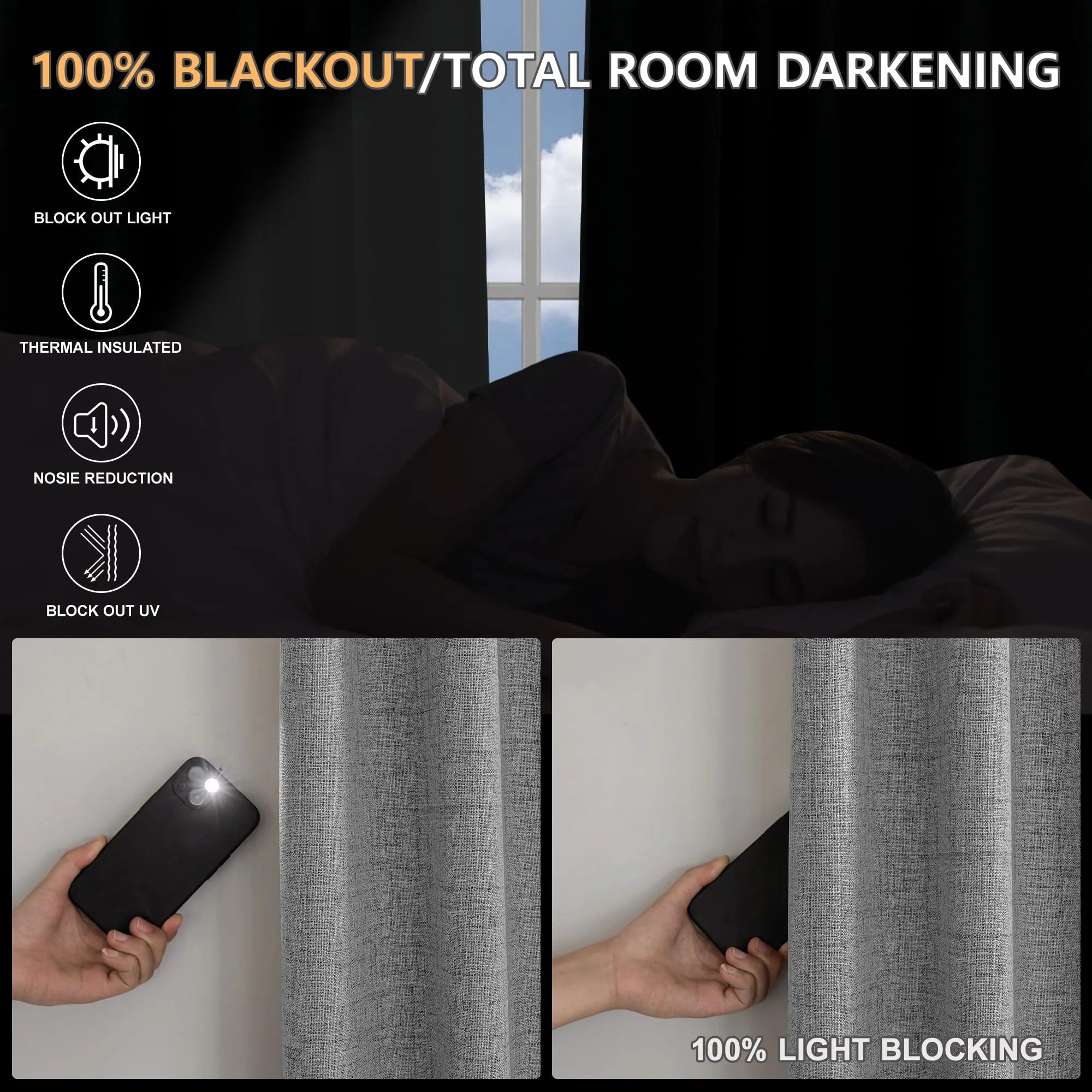 350m Height Custom Made 310CM Length 100% Blackout Living Room Curtains For Faux Linen High Ceiling Bedroom Window Curtain