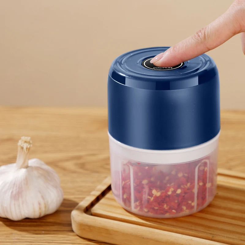 Garlic Masher Garlic Pounder Garlic Crusher Home Kitchen Automatic Garlic Mincer Cooking Machine