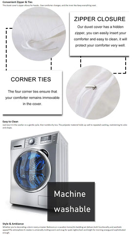 Homewish Girly Christmas Nutcracker Duvet Cover Set for Kids,Princess Cute Bowknot Bedding Set,Pink Abstract Stripes Bed Set