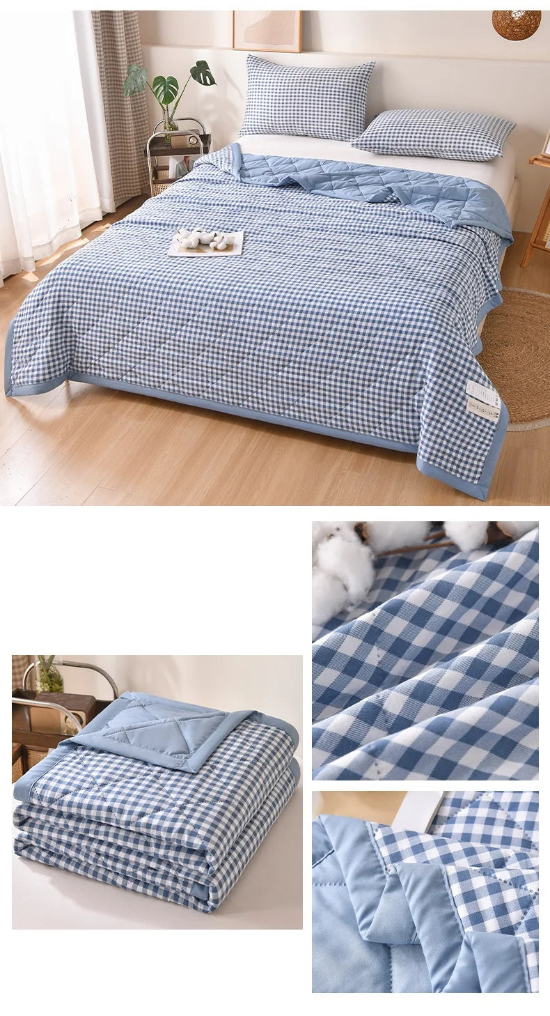 Cool Feeling Quilt Adults Kids Room Comforter 150x200/180x200/200x230cm Blanket Summer Duvet couette de lit (No Pillowcase)