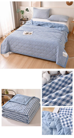 Cool Feeling Quilt Adults Kids Room Comforter 150x200/180x200/200x230cm Blanket Summer Duvet couette de lit (No Pillowcase)