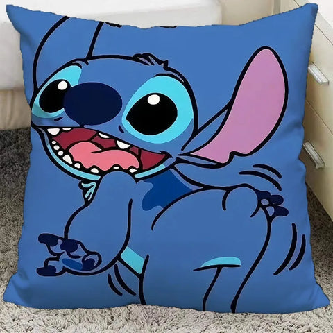 Cute interstellar baby Stitch pillow cover polyester material living room sofa cushion cover bedroom room home decoration