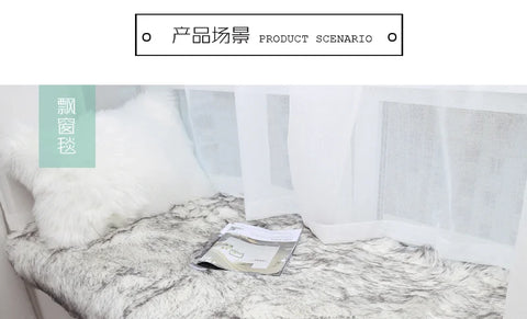 Thick White Carpet Soft Fur for Living Room Plush Rug Bedroom Imitation Wool Fluffy Floor Carpets Window Bedside Home Decor Rugs