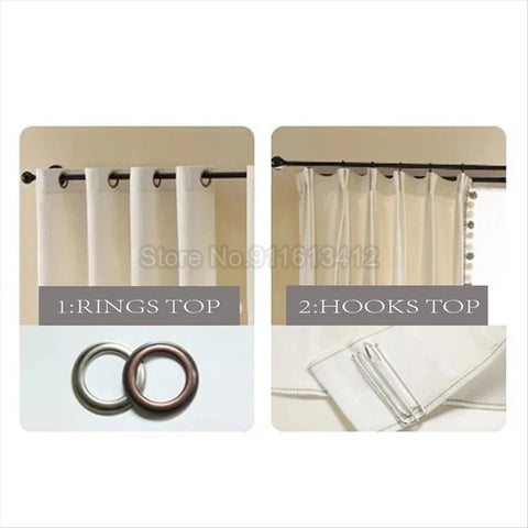 Rainforest Waterfall Print Blackout Curtain Tropical Plants Scenery Window Drapes Living Room Bedroom Nature - Themed Home Decor