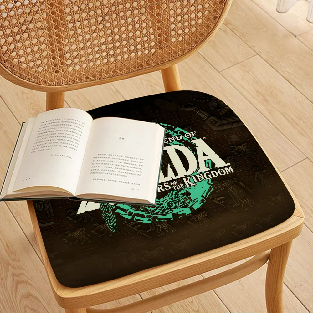 Anime Z-Zeldaes Round Seat Cushion Office Dining Stool Pad Sponge Sofa Mat Non-Slip Chair Cushions