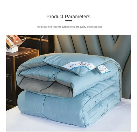 Anti-feather cloth 95 white goose down duvet silent winter quilt warm hotel gift quilt quilt core for home use