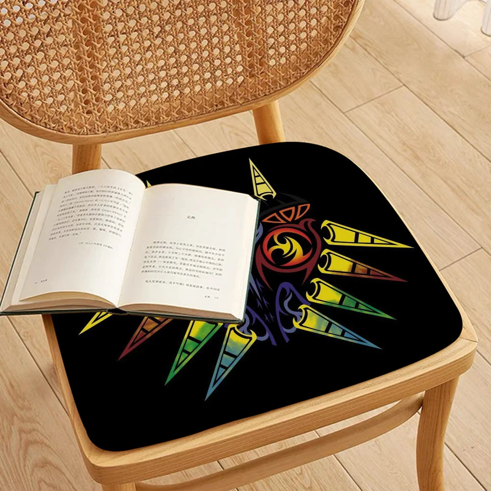 Anime Z-Zeldaes Round Seat Cushion Office Dining Stool Pad Sponge Sofa Mat Non-Slip Chair Cushions
