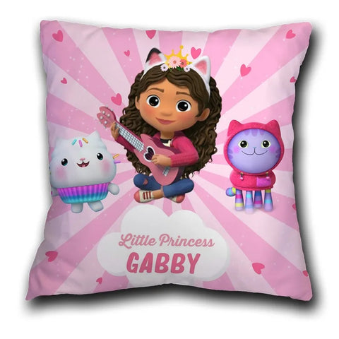 Kids Gabbys Dollhouse Gabby Cats Pillowcase 40x40cm 45x45cm  Decorative Pillows  60x60