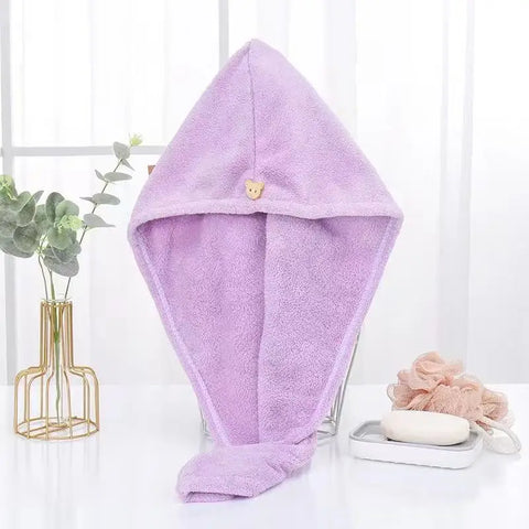 Quick Dry Hair Quick Drying Microfiber Towels Bathroom Bathroom Accessories Nursing Cap With Buckle Sauna Spa Towel Bath