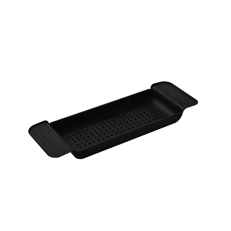 Extendable Bathtub Shelf Bathroom Bathtub Tray Shower Caddy Bamboo Bath Tub Rack Towel Book Holder Storage Organizer Accessories