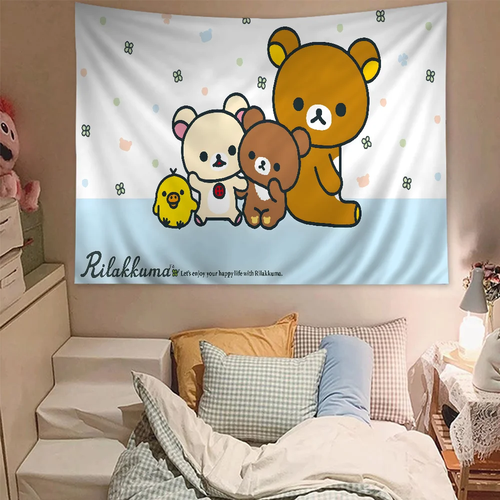 R-RilakkumaS Printed Large Wall Tapestry Hanging Tarot Hippie Wall Rugs Dorm Art Home Decor