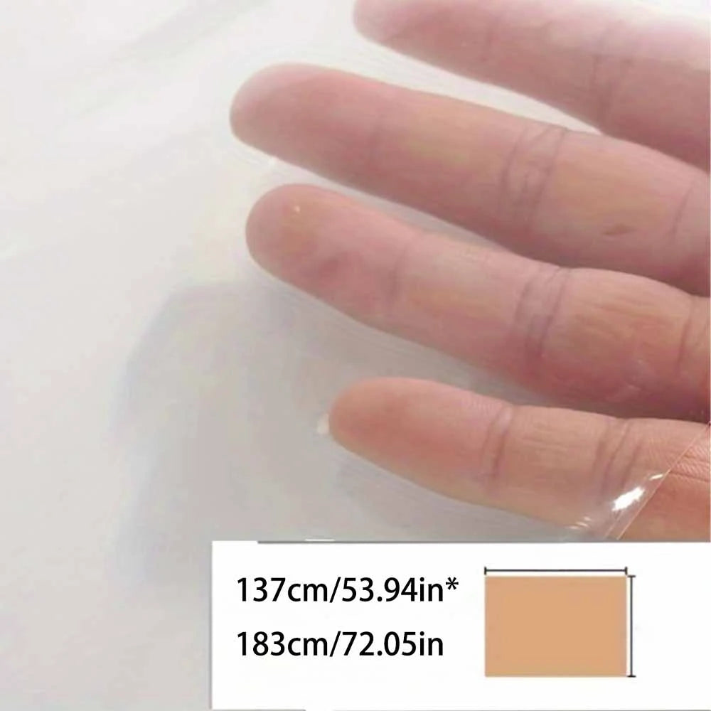 Transparent Table Mat / Tablecloth, Waterproof Table Cover Mat, Oil-proof Table Mat High-temperature Resistant Kitchen Table Mat