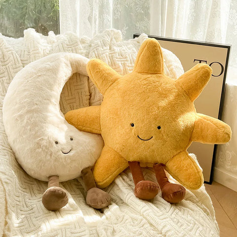 Sun Moon Pillow Bay Sofa Living Room Decoration Pillow Window Tatami Cushion Girl Heart Practical Beautiful Sofa Bed Cushion