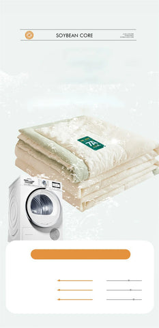New Soya Fibre Filling Summer Quilt Queen Grade A Maternal and Child Thin Comforter Antimicrobial Breathable King Size Duvet