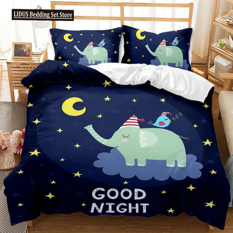 Astronaut Duvet Cover Set Space Bedding Set 3D For Kid Boy Girl Teen Sky Galaxy Themed Polyester Comforter Cover Queen King Size