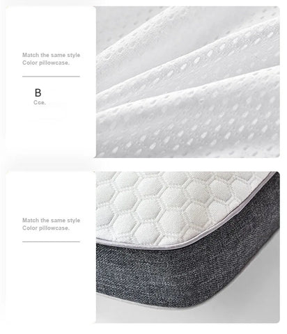 New Summer Double-sided Available Gel Cooling Pillow Bamboo Charcoal Memory Foam Ergonomics Pillows for Bedroom with Pillowcase