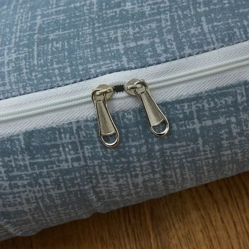 360° Fully Enclosed Mattress Protector Cover withZipper Polyester Student Dormitory Single MattressCover Floor Cushion Protector
