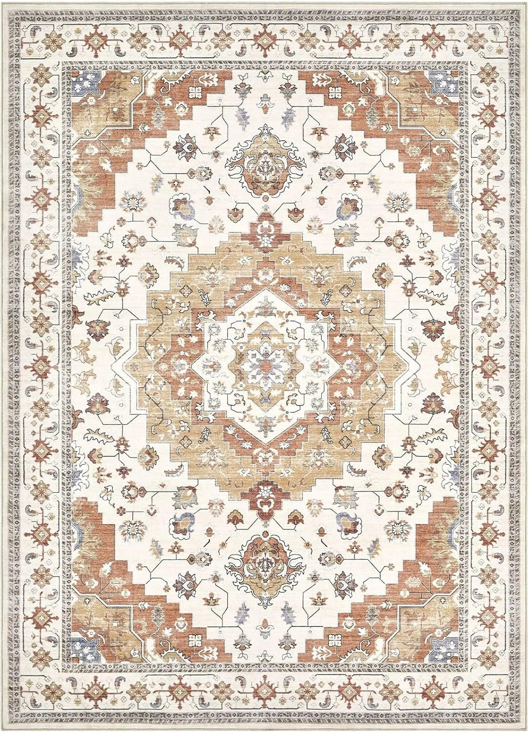 VIKAMA Luxury Persian Rugs Bohemian Ethnic Style Living Room Paving Bedroom Floor Mats Also Super Suitable For Home Decoration