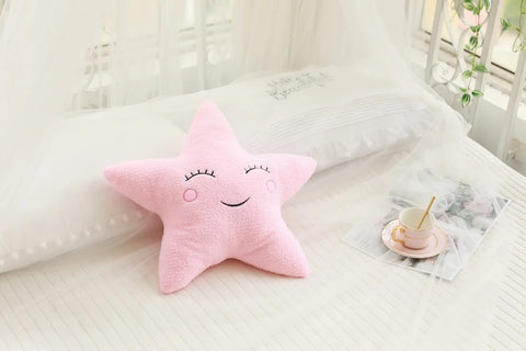 Hot Stuffed Cloud Moon Star Raindrop Plush Pillow Soft Cushion Toys For Children Baby Kids Girl Christmas Gift Room Car Decor