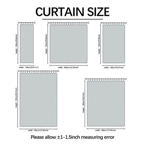 FLYING Romantic Style Embroidered Sheer Curtain Semi-Transparent Window Drapes for Living Room Multiple Sizes Available 1pc
