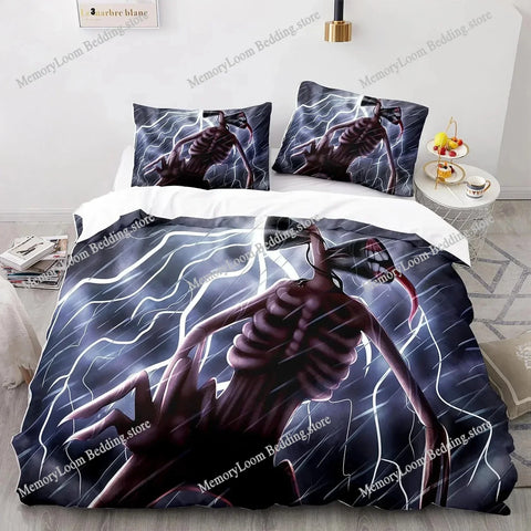 3D Print Siren Head Bedding Set Single Twin Full Queen King Size Bed Set Aldult Kid Bedroom Duvet Cover Sets