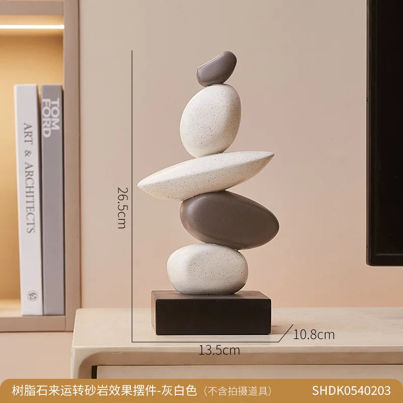 Factory Direct Generation of Light Luxury Art Resin Desktop Ornaments Decorative Living Room Office Wine Cooler TV Cabinet