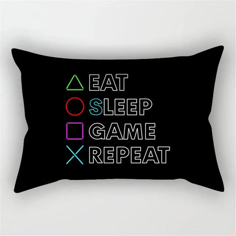 30x50cm 40x60cm 50x70cm esports gaming player handle Print Pillowcase Sofa Hold  Car Seat Cushion Cover Gaming Room decor Home