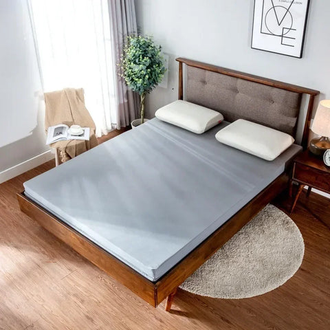 360° Fully Enclosed Mattress Protector Cover withZipper Polyester Student Dormitory Single MattressCover Floor Cushion Protector