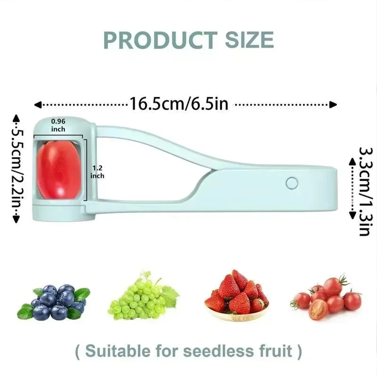 Handheld Fruits Slicer Cutter Fruit Salad Splitter Household Fruit Tools Kitchen Accessories For Strawberry Tomato Grape Cherry