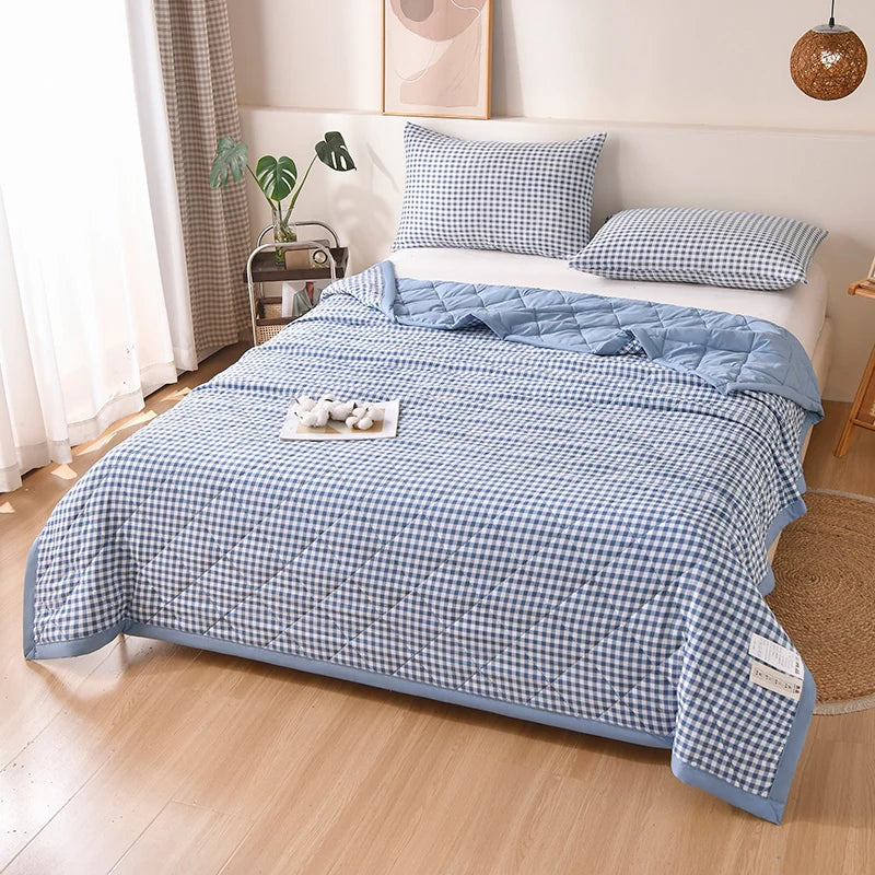 Cool Feeling Quilt Adults Kids Room Comforter 150x200/180x200/200x230cm Blanket Summer Duvet couette de lit (No Pillowcase)