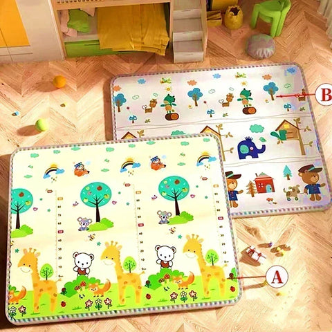 200*180cm Large Size Cartoon Baby Play Mat Xpe Puzzle Children's Mat Baby Climbing Pad Kids Rug Baby Games Mat Toys for Children