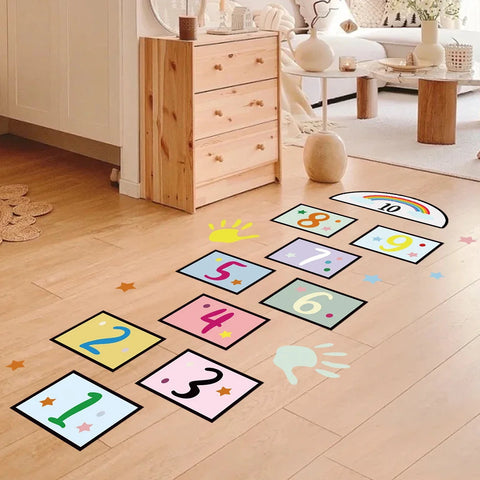 1Pc Cartoon Figure Cell Floor Sticker Kids Room Furniture Stickers Bedroom Decoration Children Baby Room for Home Living Room