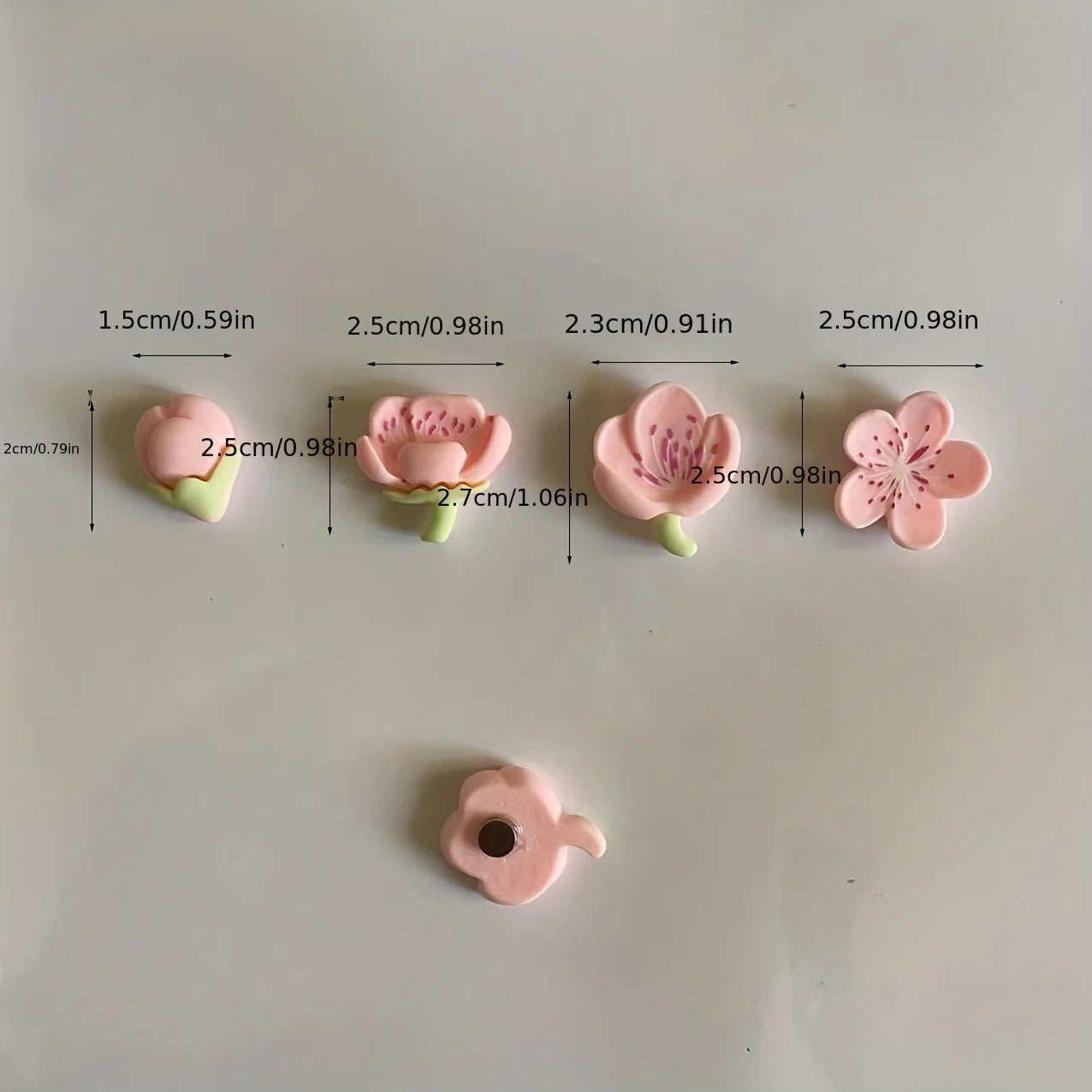 12pcs kawaii flower decoration refrigerator magnets, suitable for office kitchen, home decoration