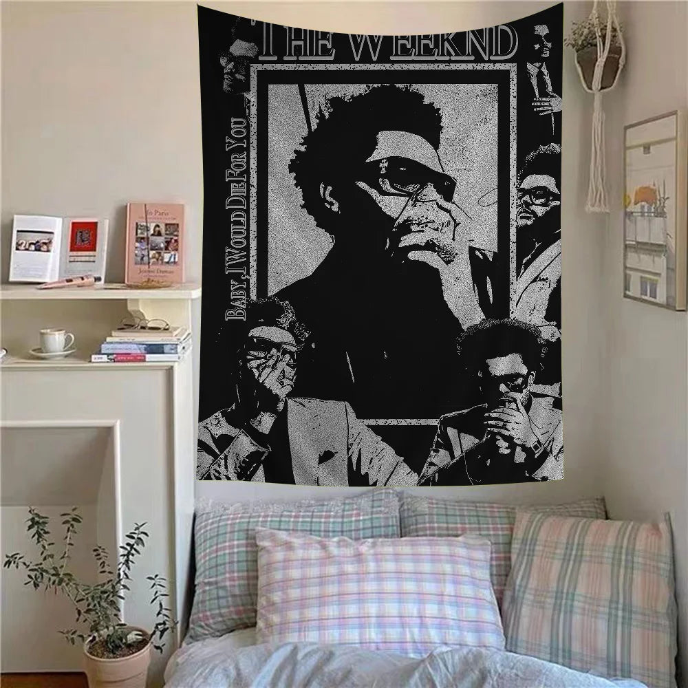 The Weeknd DIY Wall Tapestry Bohemian Wall Tapestries Mandala Home Decor