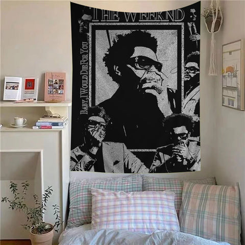 The Weeknd DIY Wall Tapestry Bohemian Wall Tapestries Mandala Home Decor
