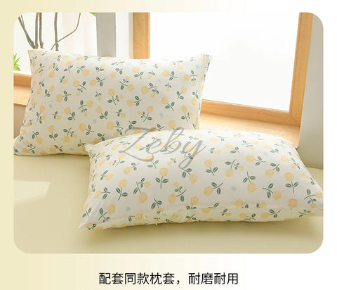 New Floral Print Spring Summer Quilt Soft Comfortable Quilted Quilts Single Double Blanket for Bed Comforter Knitted Thin Duvet